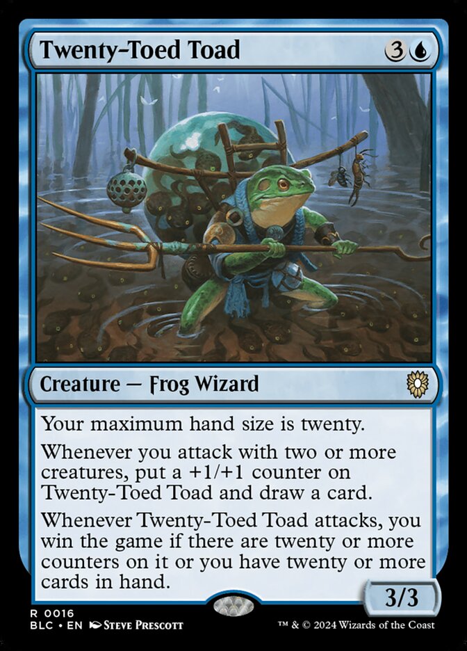 Twenty-Toed Toad - Commander: Bloomburrow (BLC)